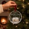 Picture of Personalized First Home Christmas Ornament, Custom House Crystal Ornament, New Home Family Keepsake Gift, Family Crystal Ornament 2026