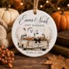Picture of Personalized Ghost Wedding Halloween Ornament, Custom Ceramic Newlywed Ornament, Just Married Gift, First Halloween Married Keepsake