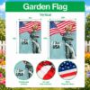 Picture of Personalized Ghost Garden Flag, Halloween Garden Club Flag, Custom Family Name Yard Flag, Cute Fall Ghost Outdoor Decor, Pumpkin Garden Gift