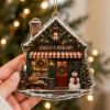 Picture of Personalized Bakery Christmas Ornament, Custom Christmas Bakery Ornament, Baker Gift, Holiday Shop Ornament, Family Baking Lover Keepsake