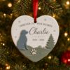 Picture of Personalized Pet Memorial Christmas Ornament, Custom Dog Memorial Ornament, Pet Lover Ornament, In Loving Christmas Memory Keepsake Gift