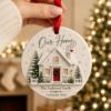 Picture of Personalized Our Home Christmas Ornament, Custom Family House Ornament, New Home Christmas Keepsake, First Christmas Home Gift Decor 2026