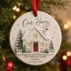 Picture of Personalized Our Home Christmas Ornament, Custom Family House Ornament, New Home Christmas Keepsake, First Christmas Home Gift Decor 2026