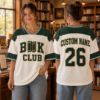 Picture of Custom Book Club Oversized Jersey, Personalized Reading Jersey, Custom Name Number Book Lover Shirt, Librarian Gift, Reader Oversized Tee