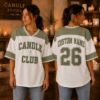 Picture of Custom Candle Club Jersey Shirt, Personalized Candle Making Jersey, Candle Lover Gift, Custom Name Number Candle Maker Tee, Cozy Craft Shirt