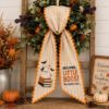 Picture of Personalized Teacher Halloween Sash, Welcome Little Boos Embroidered Sash, Custom Teacher Name, Spooky Halloween Classroom Fall Accessory