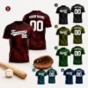 Picture of Custom Baseball Jersey, Personalized Team Name & Number, Baseball Jersey for Men Women Youth, Matching Team Uniform, Custom Sports Gifts