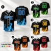 Picture of Personalized Baseball Jersey, Custom Team Name & Number Shirt, Flame Baseball Jersey, Sports Team Gift, Adult Kids Game Day Jersey