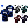 Picture of Custom Baseball Jersey, Personalized Name Number Shirt, Team Baseball Uniform, Kids Sports Outfit, Custom Player Gift, Baseball Fan Apparel