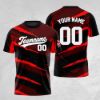 Picture of Custom Baseball Jersey, Personalized Name Number Shirt, Team Baseball Uniform, Kids Sports Outfit, Custom Player Gift, Baseball Fan Apparel