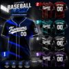 Picture of Custom Baseball Jersey, Personalized Team Name & Number, Baseball Uniform for Men Women Youth, Matching Team Shirt, Custom Sports Gift