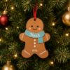 Picture of Personalized Gingerbread Christmas Ornament, Custom Name Wooden Gingerbread Man Ornament, Kids Christmas Gift, Family Tree Decor 2026