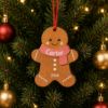 Picture of Personalized Gingerbread Christmas Ornament, Custom Name Wooden Gingerbread Man Ornament, Kids Christmas Gift, Family Tree Decor 2026