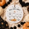 Picture of Personalized Boo-tiful Family Ceramic Ornament 2026, Custom Family Names, Cute Ghost Halloween Ornament, Spooky Family Keepsake Gift Decor