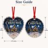 Picture of Personalized First Christmas Married Glass Ornament 2026, Custom Couple Names, Winter Wedding Keepsake, Newlywed Christmas Gift, Tree Decor