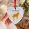 Picture of Personalized Pet Memorial Ornament, Custom Dog Memorial Christmas Ornament, Rainbow Bridge Pet Loss Gift, Dog Remembrance Keepsake 2026