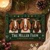Picture of Personalized Goat Christmas Ornament, Custom Farm Name Ornament, Goat Lover Gift, Farmhouse Christmas Decor Farmer Family Keepsake Gift 2026