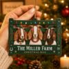 Picture of Personalized Goat Christmas Ornament, Custom Farm Name Ornament, Goat Lover Gift, Farmhouse Christmas Decor Farmer Family Keepsake Gift 2026