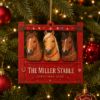 Picture of Personalized Horse Christmas Ornament, Custom Stable Name Ornament, Equestrian Gift, Horse Lover Gift, Stable Keepsake, Christmas 2026 Decor