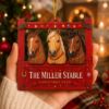 Picture of Personalized Horse Christmas Ornament, Custom Stable Name Ornament, Equestrian Gift, Horse Lover Gift, Stable Keepsake, Christmas 2026 Decor
