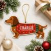 Picture of Personalized Dachshund Christmas Ornament, Custom Dog Name Ornament, Doxie Lover Gift, Sausage Dog Keepsake, Dog Mom Gift, 2026 Xmas Decor