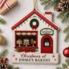 Picture of Personalized Baker Christmas Ornament, Custom Bakery Name Gift, Bakery Owner Ornament, Baker Gift, Christmas 2026 Keepsake, Xmas Decor Gift