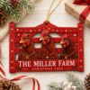 Picture of Personalized Chicken Christmas Ornament, Custom Farm Name Ornament, Hen Lover Gift, Farmer Gift, Family Farm Keepsake, Christmas 2026 Decor