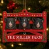 Picture of Personalized Pig Christmas Ornament, Custom Farm Name Ornament, Pig Lover Gift, Farmer Christmas Gift, Farmhouse Keepsake, 2026 Xmas Decor