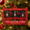Picture of Personalized Pig Christmas Ornament, Custom Farm Name Ornament, Pig Lover Gift, Farmer Christmas Gift, Farmhouse Keepsake, 2026 Xmas Decor