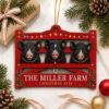 Picture of Personalized Pig Christmas Ornament, Custom Farm Name Ornament, Pig Lover Gift, Farmer Christmas Gift, Farmhouse Keepsake, 2026 Xmas Decor
