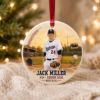 Picture of Personalized Baseball Senior Ornament, Custom Photo Baseball Player Gift, Senior Night Keepsake, Jersey Number Ornament, Class of 2026 Gift