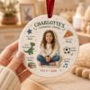Picture of Personalized Kids Favorite Things Ornament, Custom Photo Child Christmas Gift, Age Milestone Keepsake, 2 Layer Ceramic Acrylic Ornament 2026