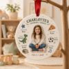 Picture of Personalized Kids Favorite Things Ornament, Custom Photo Child Christmas Gift, Age Milestone Keepsake, 2 Layer Ceramic Acrylic Ornament 2026