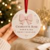 Picture of Personalized Baby Birth Ornament, Custom Birth Stats Christmas Ornament, Newborn Keepsake, Baby Girl Gift, Birth Announcement Ornament 2026