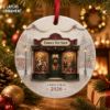 Picture of Personalized Toy Shop Christmas Ornament, Custom Shop Name Gift, 2 Layer Ceramic Acrylic Ornament, Small Business Owner Gift, Christmas 2026