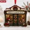 Picture of Personalized Flower Shop Ornament, Custom Florist Name Christmas Gift, 2D Flat Acrylic Ornament, Small Business Keepsake, Xmas Decor 2026