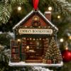 Picture of Personalized Bookstore Christmas Ornament, Custom Shop Name Acrylic Ornament, Book Lover Gift, Small Business Owner Keepsake, Christmas 2026