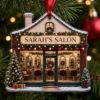 Picture of Personalized Hair Salon Ornament, Custom Salon Name Christmas Gift, 2D Flat Acrylic Ornament, Hairstylist & Salon Owner Keepsake, Xmas 2026