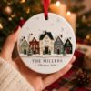 Picture of Personalized Family Christmas Ornament, Custom House Name 2 Layer Ceramic Acrylic Ornament, Family Keepsake, Christmas Gift for Parents 2026