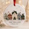 Picture of Personalized Family Christmas Ornament, Custom House Name 2 Layer Ceramic Acrylic Ornament, Family Keepsake, Christmas Gift for Parents 2026
