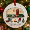 Picture of Personalized Camping Christmas Ornament, Custom Family Camper 2 Layer Ceramic Acrylic Ornament, RV Travel Trailer Keepsake, Camper Gift 2026
