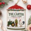 Picture of Personalized Farm Christmas Ornament, Custom Family Farm Name Ornament, Tractor Rooster Farmhouse Keepsake, Farmer Gift, Christmas 2026