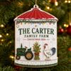 Picture of Personalized Farm Christmas Ornament, Custom Family Farm Name Ornament, Tractor Rooster Farmhouse Keepsake, Farmer Gift, Christmas 2026