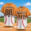 Picture of Custom Christmas Baseball Jersey, Personalized Holiday Drip Baseball Shirt, Winter Snow Baseball Uniform, Family Matching Xmas Gift Apparel