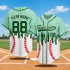 Picture of Custom Christmas Baseball Jersey, Personalized Holiday Drip Baseball Shirt, Winter Snow Baseball Uniform, Family Matching Xmas Gift Apparel