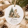 Picture of Baby’s First Christmas Ornament, Personalized Baby Name Ornament, Rocking Horse Christmas Keepsake, Newborn Gift, First Xmas 2026
