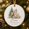 Picture of Baby’s First Christmas Ornament, Personalized Baby Name Ornament, Rocking Horse Christmas Keepsake, Newborn Gift, First Xmas 2026