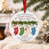 Picture of Personalized Family Ornament, Custom Stocking Christmas Ornament with Names, Family Christmas Keepsake Gift, Parents Grandparents Gift 2026