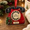 Picture of Personalized Vintage Telephone Christmas Ornament, Custom Family Acrylic Ornament, Retro Phone Gift, Holiday Keepsake Decor, Christmas 2026