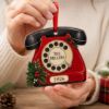 Picture of Personalized Vintage Telephone Christmas Ornament, Custom Family Acrylic Ornament, Retro Phone Gift, Holiday Keepsake Decor, Christmas 2026